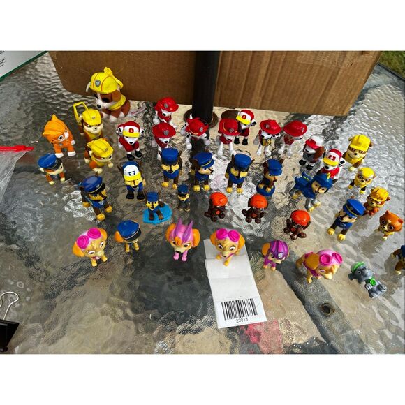 Paw Patrol action figure bundle ~35+ pcs Chase Marshall Skye Rubble Tsuma Rocky - Picture 2 of 6